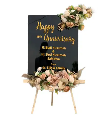 Papan Bunga Akrilik Balongtani